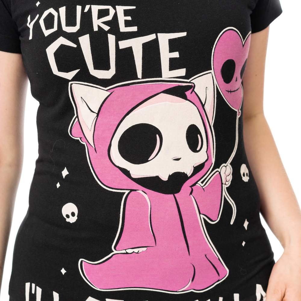 Cupcake Cult - You Are Cute Damen TShirt - Schwarz